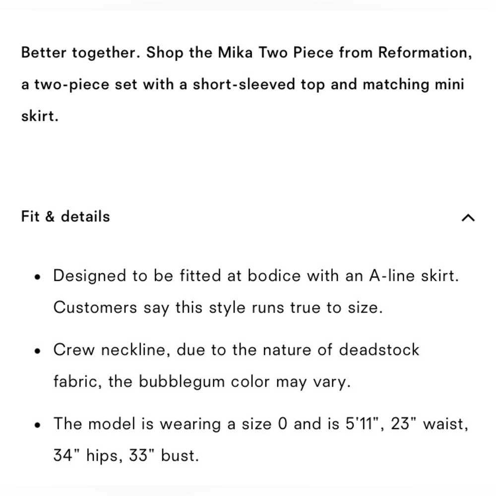 NEW Reformation Mika Satin Set - Sangria Size 4 - Picture 5 of 13